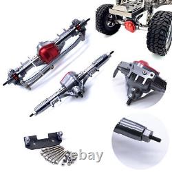Alloy Front & Rear Axle Assembly For 1/10 Rc Axial SCX10/Honcho Jeep RC Car NEW