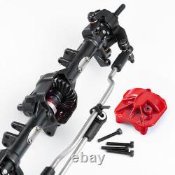 Aluminum CNC Front Rear Axle For 1/10 RC Crawler Car Axial SCX10 90046 climbing