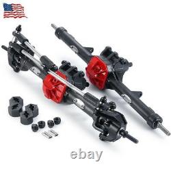 Aluminum Front&Rear Portal Axle For 1/10 RC Car Axial SCX10 90046 90047 Crawler