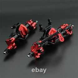 CNC Metal Front &Rear Portal Axle Assembly for 1/10 RC Climbing Car SCX10 I II