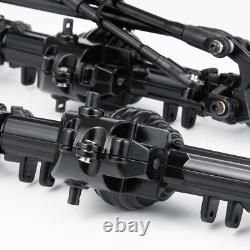 Complete Portal Front/Rear Axle for 1/10 90028 RC Crawler Car Upgrade