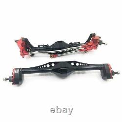 DIY Metal Front & Rear Axle Set For Axial Capra 1.9 UTB 1/10 RC Car Upgrade