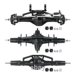 FLYXM 6X6 Front Middle Rear Bridge Axle Assembly For RC 1/10 SCX10 AX90021 Car