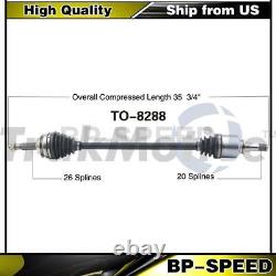 Fits Scion xD Cv Joint Front Right Car CV Axle 2009 2010 2011 2012 2013 2014