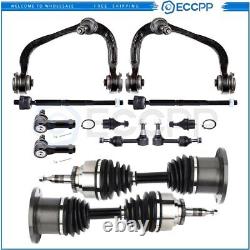 Front Upper Control Arm Suspension Kits + CV Axle Shaft For 2004-2005 Ford F-150