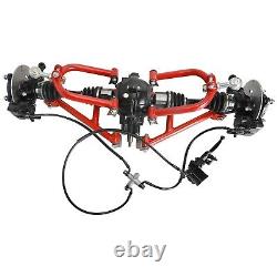 Go kart ATV Front+Rear Drive 4 Wheel Half Shaft CV Axle Swing Arm Suspension kit