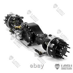 LESU Metal Front Differential Wheel Reduction Axle 1/14 Tamiye RC Tractor Truck