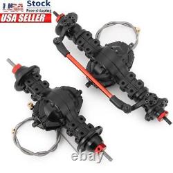 Metal Front Rear Middle Axle with Lock for 1/14 RC Tamiya Tractor Truck Car