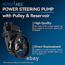 Power Steering Rack and Pinion Pump withReservoir Pully Kit for Impala Monte Carlo