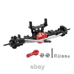 RC Car CNC Metal Straight Complete Front Rear Axle for 110 RC Crawler Car Axial