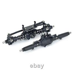 RC Car Complete Front & Rear Axle for 1/10 RC Crawler Truck Axial SCX10 II 90046