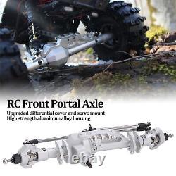 RC Car Front Axles Upgrade Parts, RC Portal Axle CNC Universal Front Axle Alu