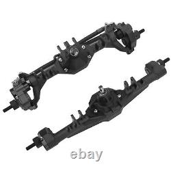 RC Front Rear Axle CNC Aluminum Alloy RC Car Front Rear Axles Set For Axial DY9