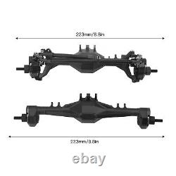 RC Front Rear Axle CNC Aluminum Alloy RC Car Front Rear Axles Set For Axial DY9