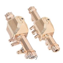Upgrade For 1/10 Traxxas TRX4 RC Car Brass Weight Portal Front&Rear Axle Housing