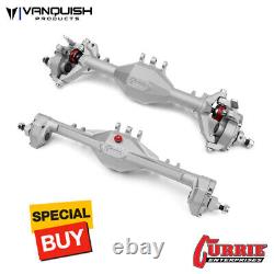 Vanquish Products Currie Portal F9 Front / Rear Axle Clear Anodized SCX10-II